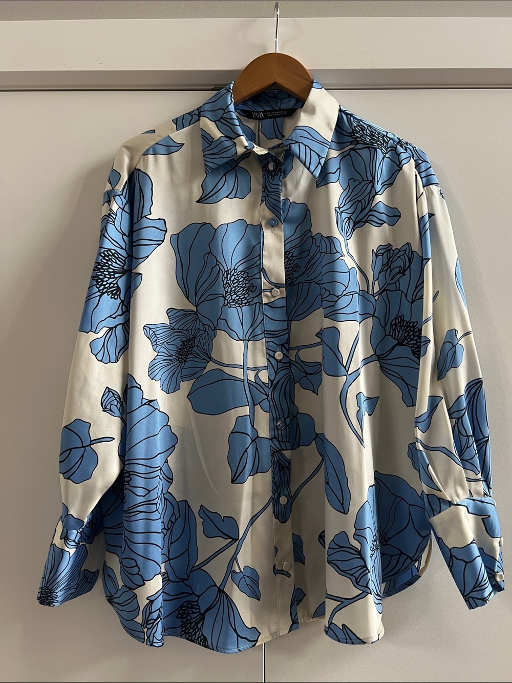 NWT Zara Floral Blouse